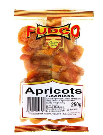 Fudco Apricots Seedless 250G 0.25 KG - HYPERMALL