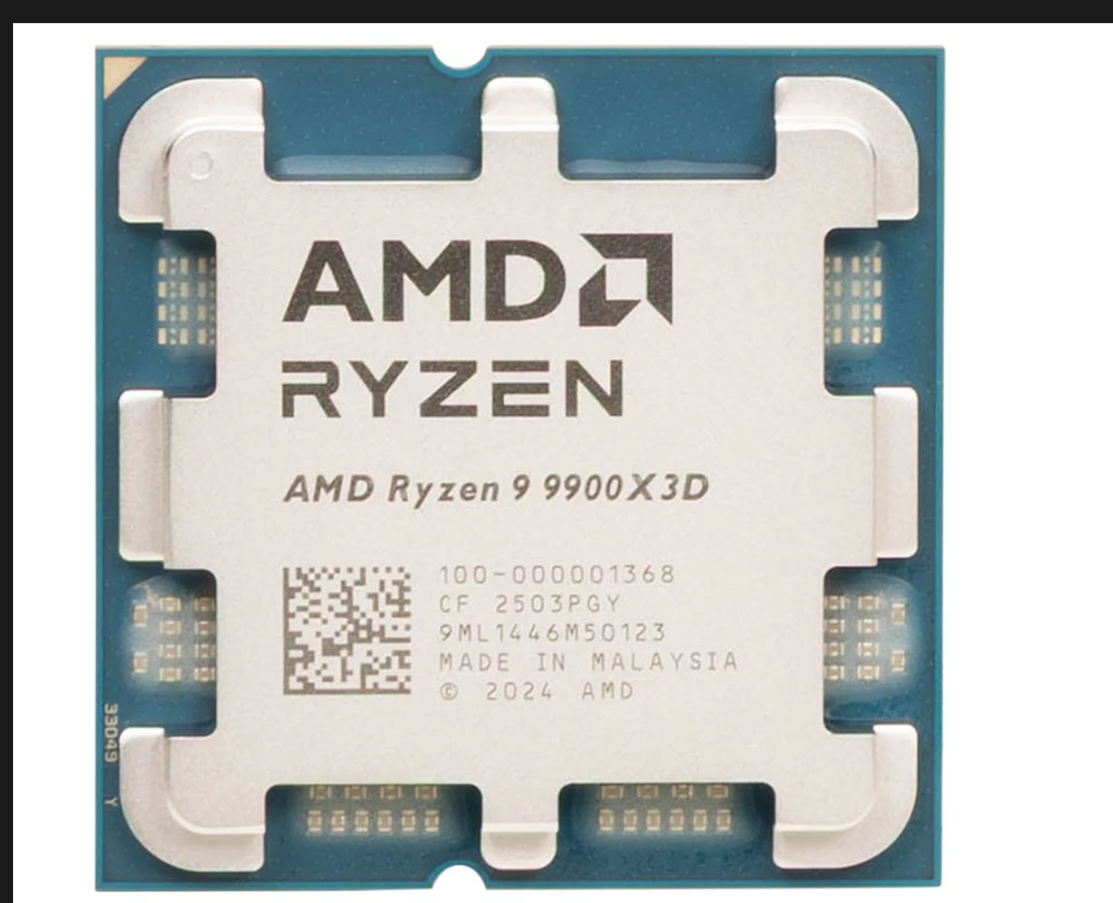 AMD Ryzen™ 9 9950X3D Processor With 3D V-Cache™ Technology, 16 Cores/32 Threads, 144MB Cache, 170W TDP, AM5 Socket, Up To 5.7 GHz Boost Frequency, DDR5 & PCIe 5.0 - HYPERMALL