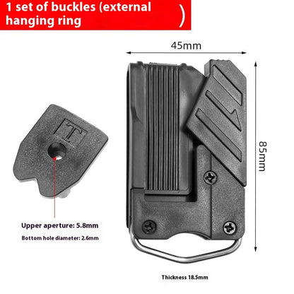 Tape Buckle Measuring Tape Buckle Tool Hanger Belt Buckle Electric Tool Hook Hammer Tape Wrench Belt Button - HYPERMALL