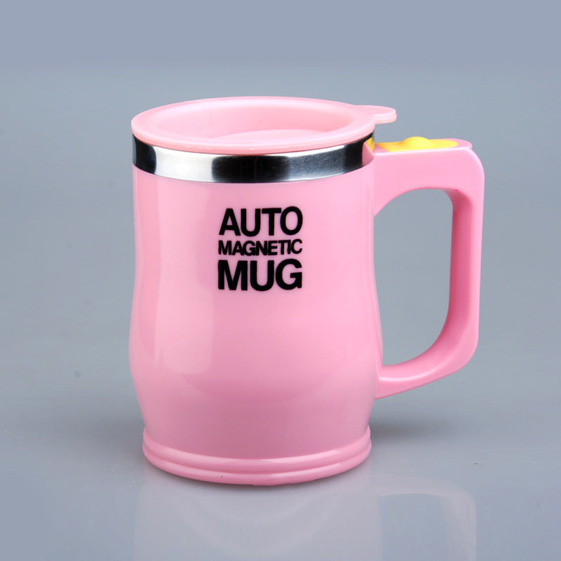 Stainless Steel Automatic Stirring Mug Magnetic Rechargeable Coffee Mug - HYPERMALL