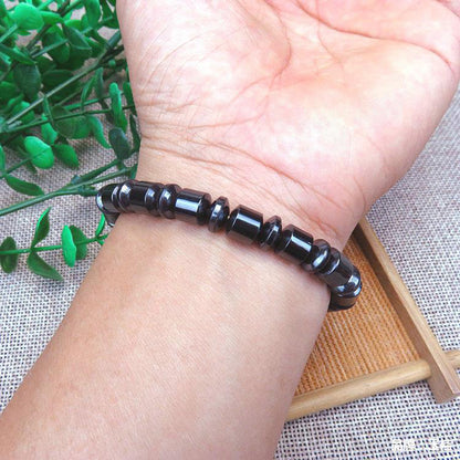 Weight Loss Magnet Bracelets For Women Men Pentagram Stone Magnetic Therapy Bracelets Pain Relief Slimming Health Jewelry - HYPERMALL