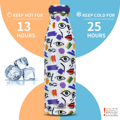 Hydrate Factory Stainless Steel Water Bottle For Gym, Cycling, Office, And School - HYPERMALL