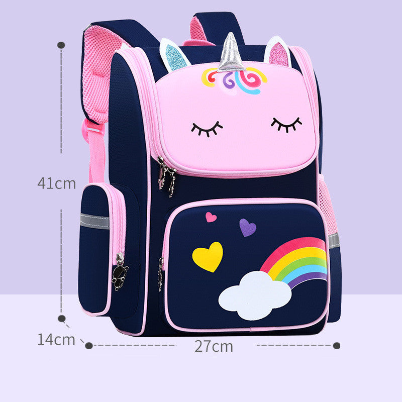 Childrens School Bags Primary School Students Grades 1 to 6 Printing - HYPERMALL