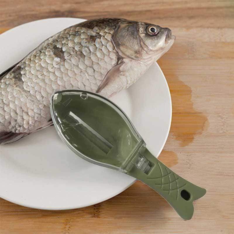 Fish Scale Remover Scraper with Mess Free Cover - HYPERMALL