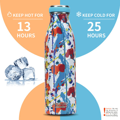 Hydrate Factory Stainless Steel Water Bottle For Gym, Cycling, Office, And School - HYPERMALL