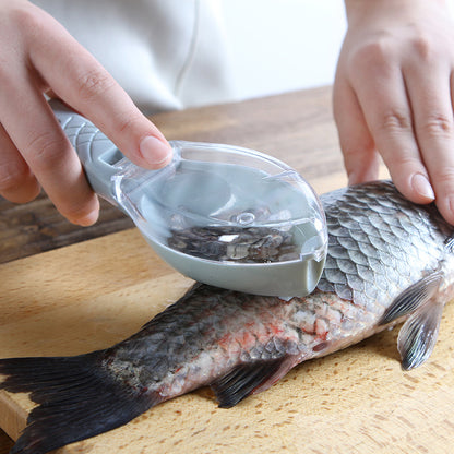 Fish Scale Remover Scraper with Mess Free Cover - HYPERMALL