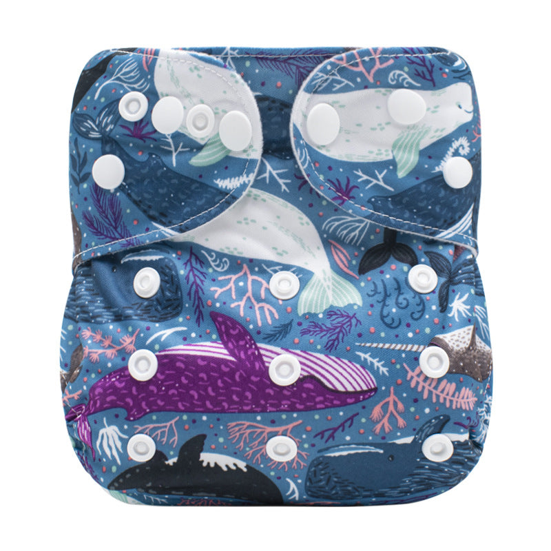 Baby Washable Diaper Pants Leakproof Baby Cloth Pocket - HYPERMALL