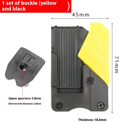 Tape Buckle Measuring Tape Buckle Tool Hanger Belt Buckle Electric Tool Hook Hammer Tape Wrench Belt Button - HYPERMALL