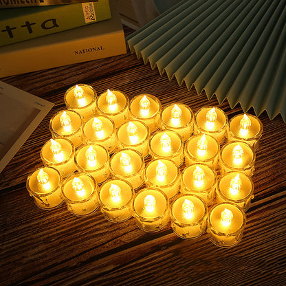 Led Lights Electronic Candle Lighted Tea Wax Home Decor Candles Lamp - HYPERMALL