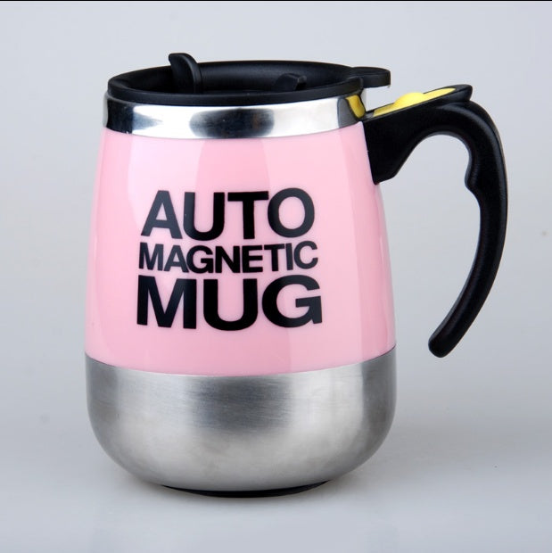 Stainless Steel Automatic Stirring Mug Magnetic Rechargeable Coffee Mug - HYPERMALL