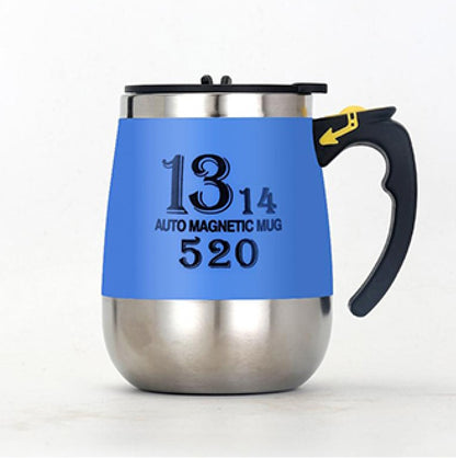 Stainless Steel Automatic Stirring Mug Magnetic Rechargeable Coffee Mug - HYPERMALL