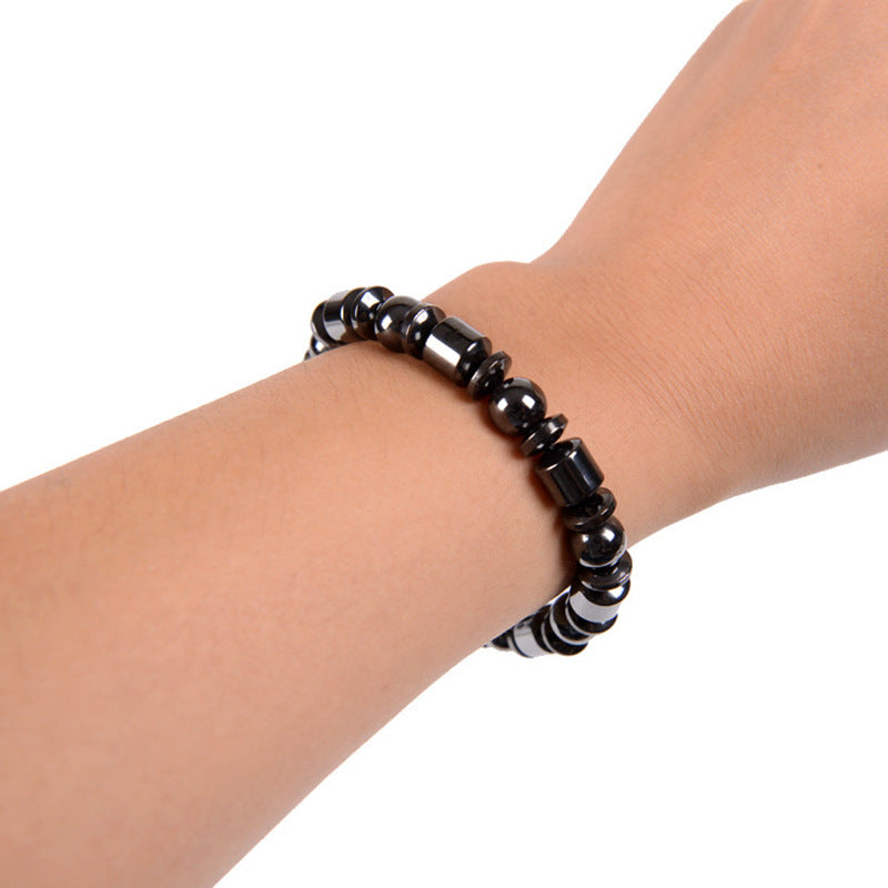 Weight Loss Magnet Bracelets For Women Men Pentagram Stone Magnetic Therapy Bracelets Pain Relief Slimming Health Jewelry - HYPERMALL