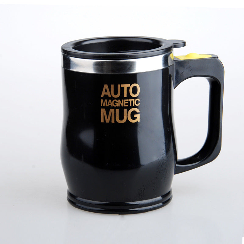 Stainless Steel Automatic Stirring Mug Magnetic Rechargeable Coffee Mug - HYPERMALL