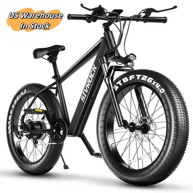 Electric Bike For Adults, 26 X 4.0 Inches Fat Tire, 1000W Motor 48V 15Ah bike For Trail Riding - HYPERMALL