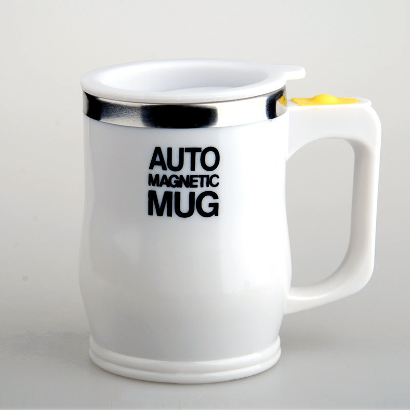 Stainless Steel Automatic Stirring Mug Magnetic Rechargeable Coffee Mug - HYPERMALL