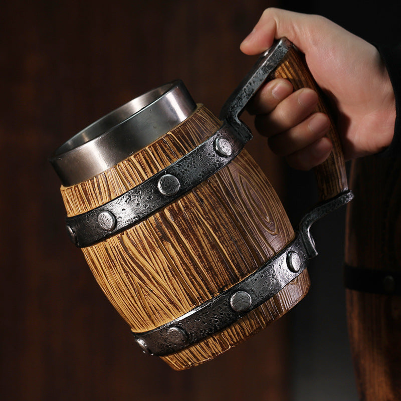 Large Capacity Beer Beer Steins Mark Cup - HYPERMALL