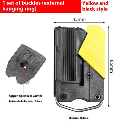 Tape Buckle Measuring Tape Buckle Tool Hanger Belt Buckle Electric Tool Hook Hammer Tape Wrench Belt Button - HYPERMALL
