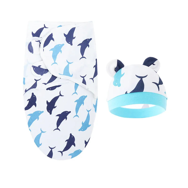 Newborn Swaddle & Hat Set - HYPERMALL