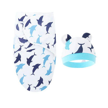 Newborn Swaddle & Hat Set - HYPERMALL