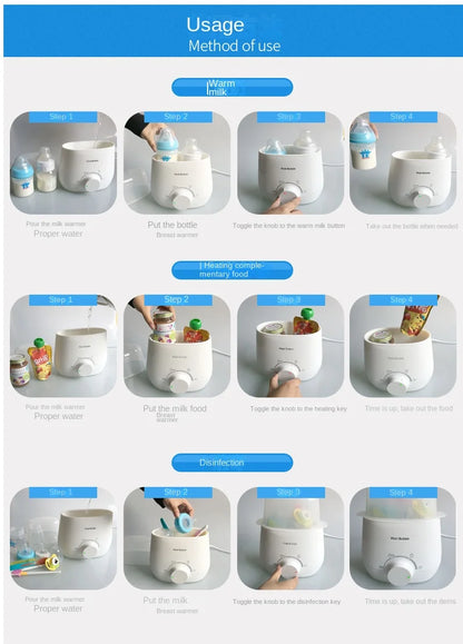 5-Minute Double Bottle Milk & Food Warmer - HYPERMALL