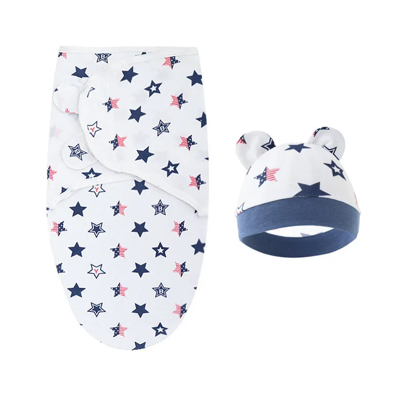 Newborn Swaddle & Hat Set - HYPERMALL