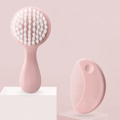 2-in-1 Infant Care Baby Comb & Brush Set - HYPERMALL