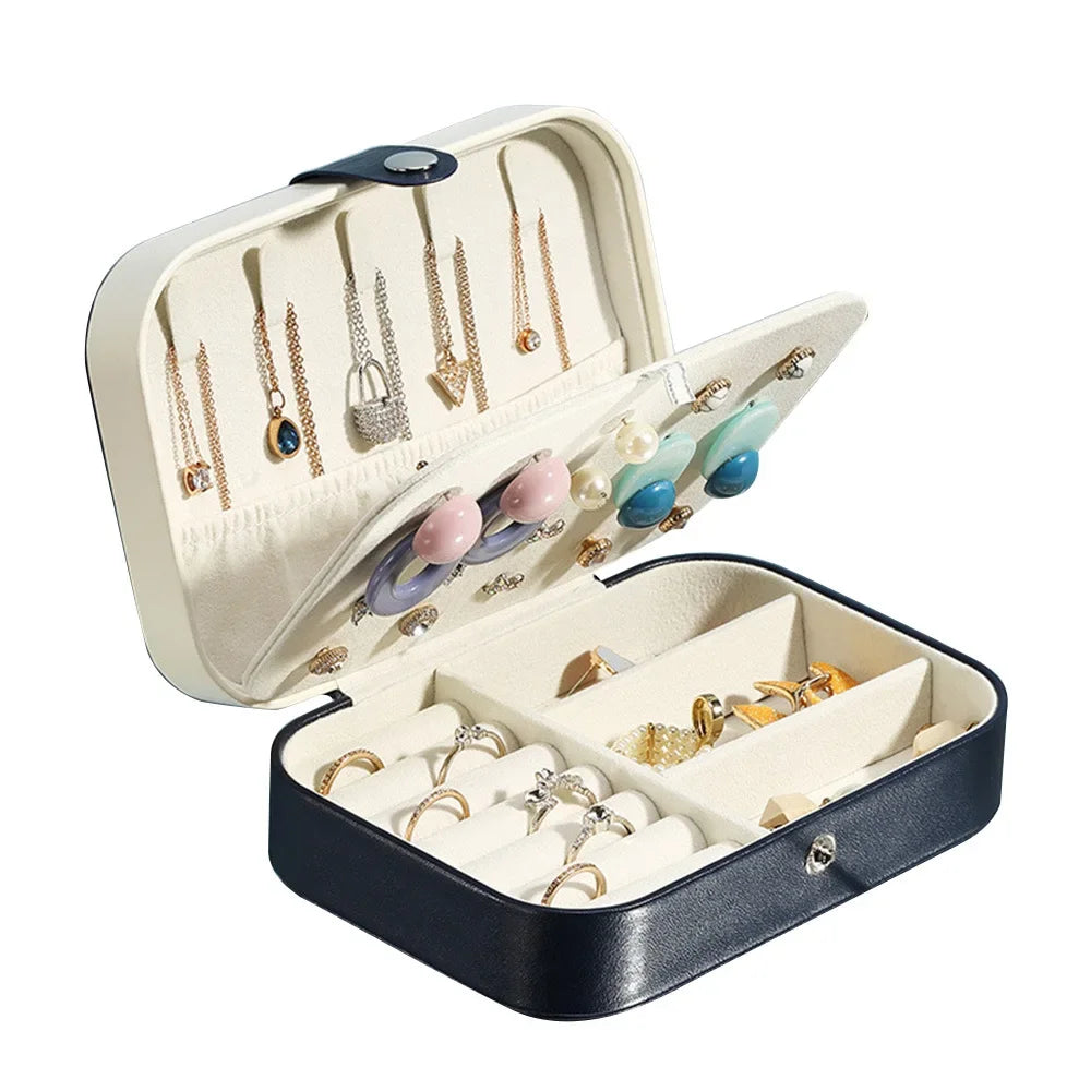 jewelry box organizer jewelry packaging jewelry box necklace organizer storage box with compartments for rings and earrings