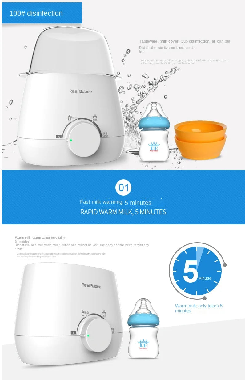 5-Minute Double Bottle Milk & Food Warmer - HYPERMALL