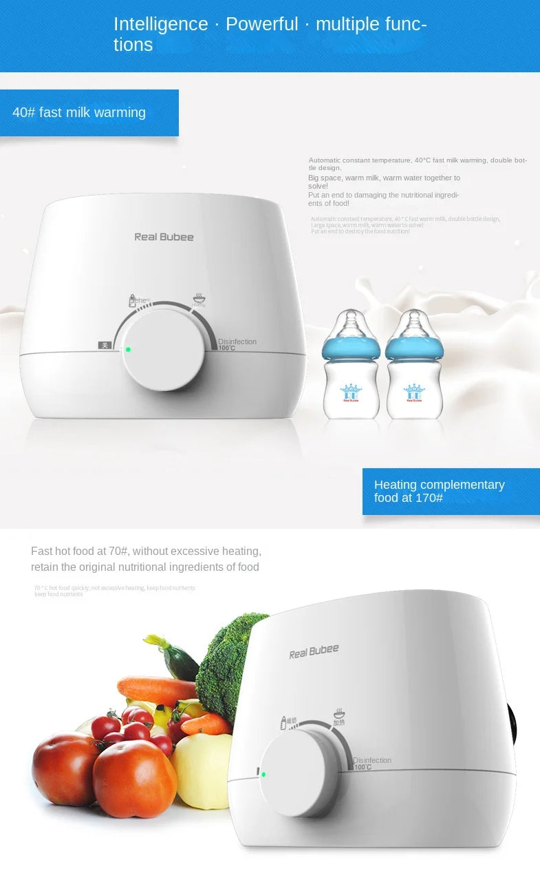 5-Minute Double Bottle Milk & Food Warmer - HYPERMALL