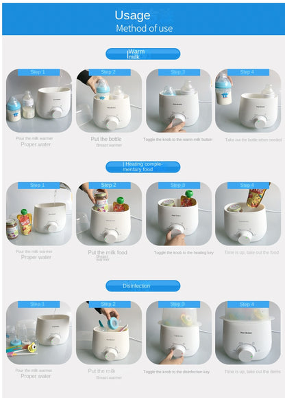5-Minute Double Bottle Milk & Food Warmer - HYPERMALL