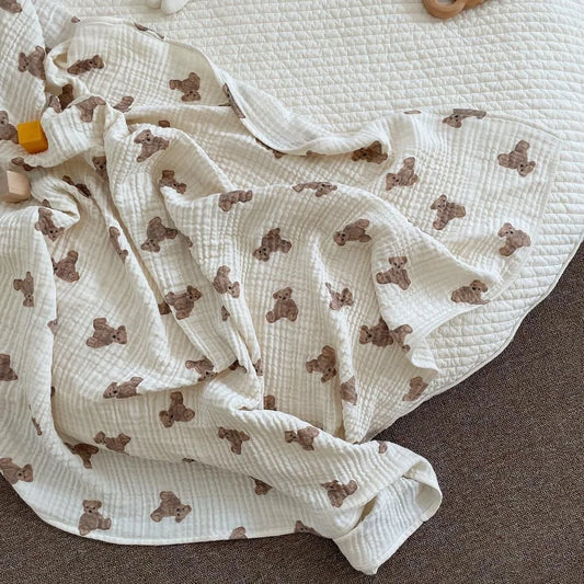 Baby Bath Towel and Swaddle Blanket. - HYPERMALL