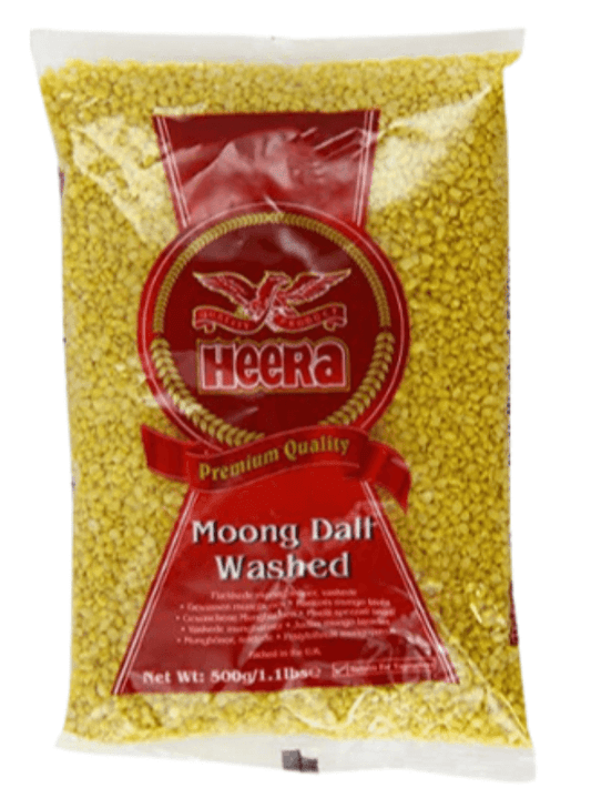 HEERA MOONG DAL WASHED SPLIT 500G - HYPERMALL