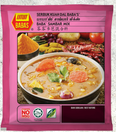 Baba Sambar Mix 250g - HYPERMALL