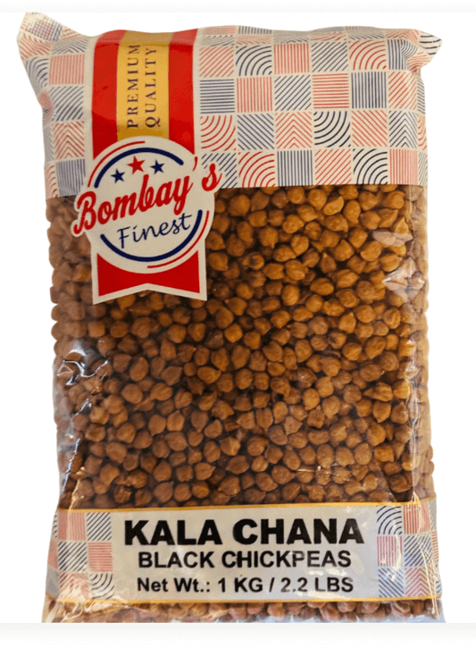 Bombay's Finest Premium Kala Chana 1kg - HYPERMALL