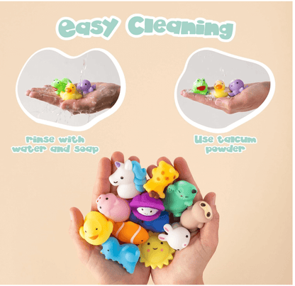 MONKY 40 Mochi Squishy Toys for Party Bag Fillers for Kids Unisex, Pack 40 Kids' Party Favours. Squishy Fidget Toys Pack, Pinata Filler Boys Girls. Return Gifts Birthday, Classroom Prizes Kawaii - HYPERMALL