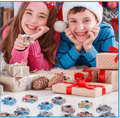 MONKY 36Pcs Small Pull Back Cars bulk Mini Toy Cars Party Bag Fillers for Kids,Mini Push and Go Car Toy Little Racing Cars for Toddlers Boys Girls 2+ Birthday Party Favours Return Gift,Filling Xmas Crackers - HYPERMALL