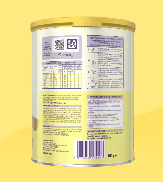 SMA® First Infant Milk - Powder - 800g STAGE 1 - HYPERMALL