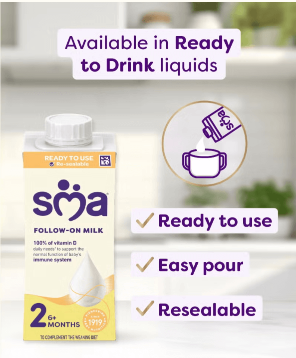 SMA® Follow-on Baby Milk Powder  STAGE 2- 800g