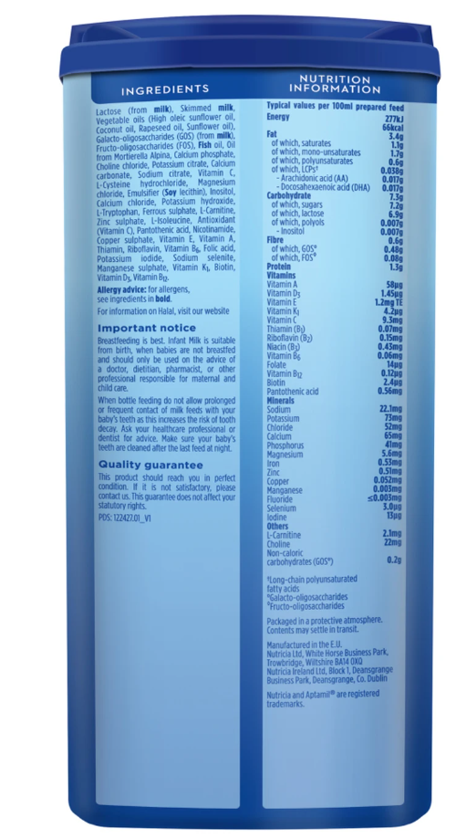 Aptamil Hungry Milk From Birth 800g
