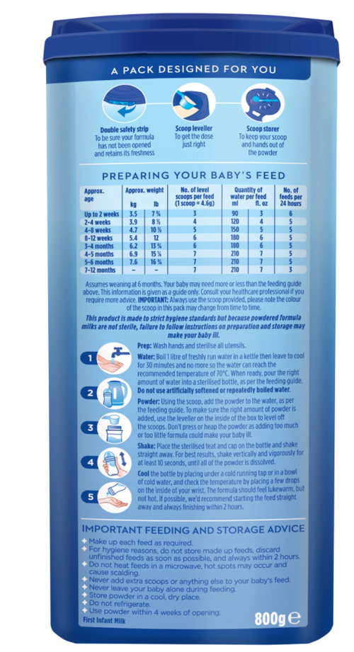 Aptamil Hungry Milk From Birth 800g