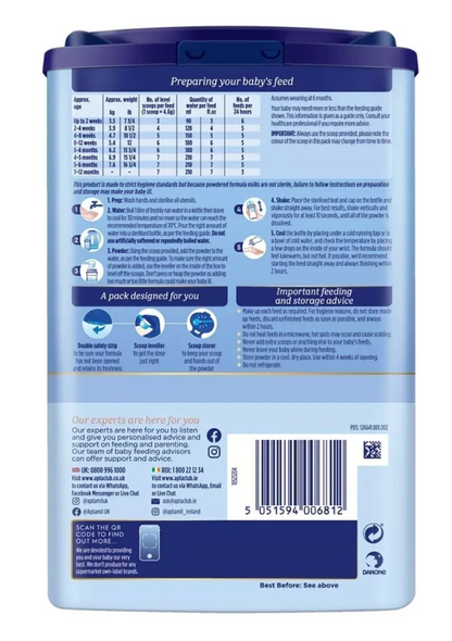 Aptamil 1 First Infant Milk Formula from Birth 800g
