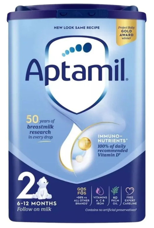 Aptamil 2 Follow On Milk Formula 6-12 months 800g
