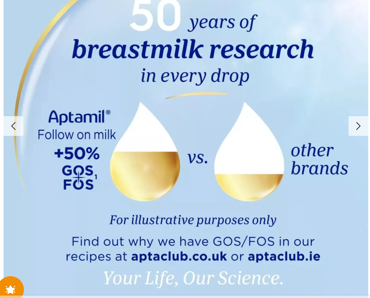 Aptamil 2 Follow On Milk Formula 6-12 months 800g