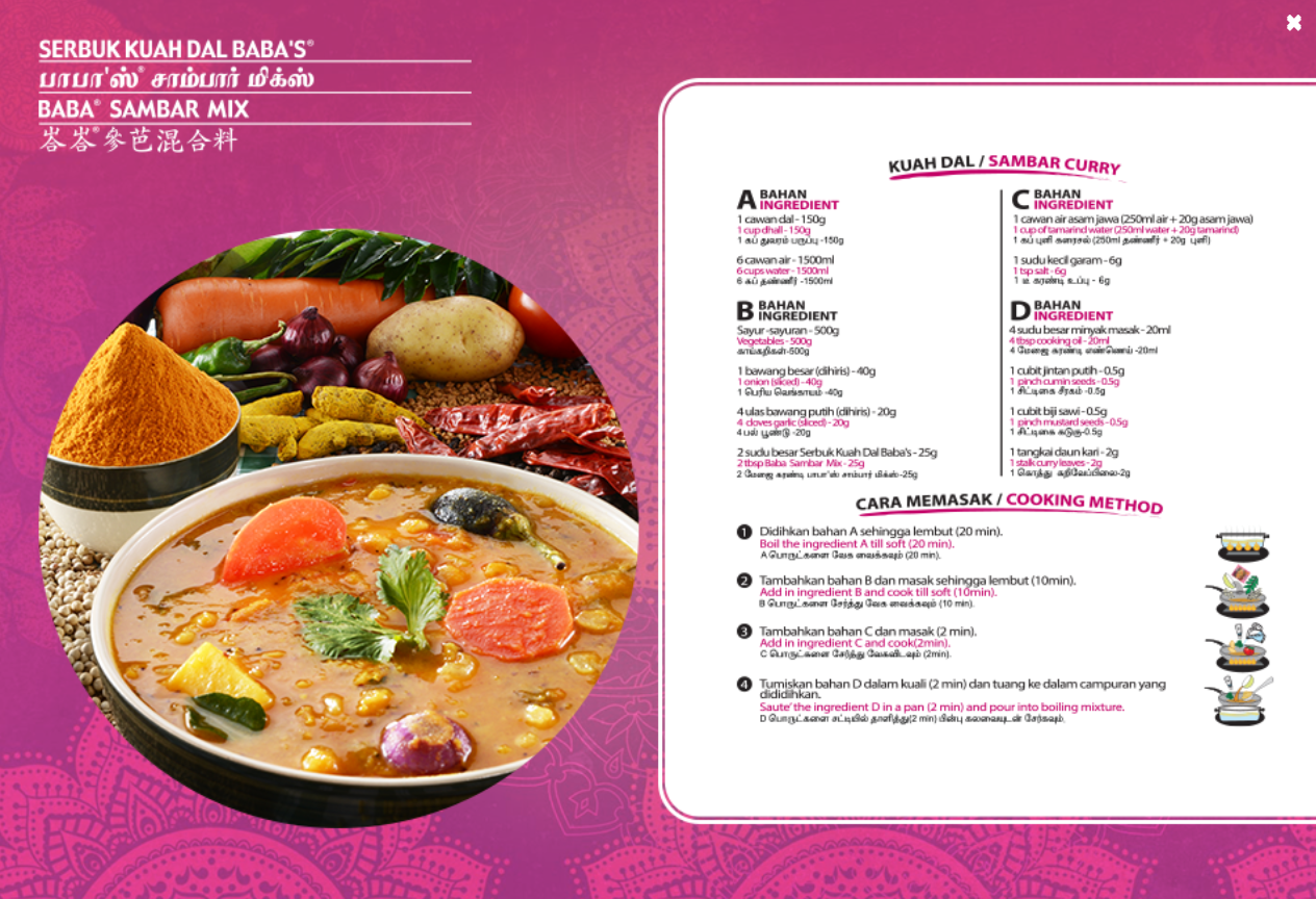 BABA SAMBAR MIX 1Kg