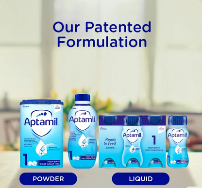 Aptamil 1 First Infant Baby Milk Formula Liquid Ready to Feed from Birth