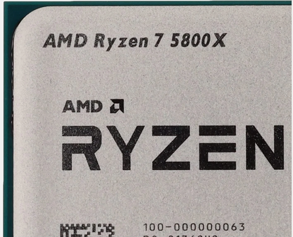 AMD Ryzensets 7 5800X Processor (8 Cores/16 threads 105W TDP AM4 socket 36 MB