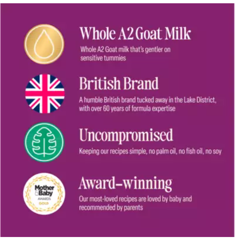 Kendamil Stage 1 Goat Milk Baby Formula• 800gr X 6 - HYPERMALL