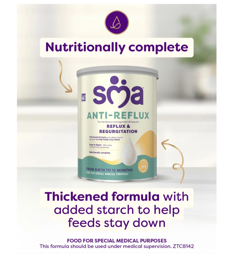 SMA Anti Reflux Baby Milk Formula From Birth - 800g - HYPERMALL