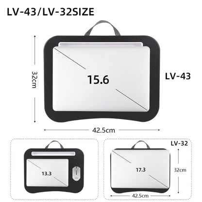 Multifunctional Laptop Desk With Cushion 