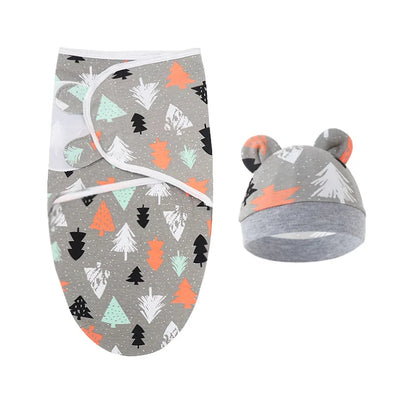 Newborn Swaddle & Hat Set - HYPERMALL